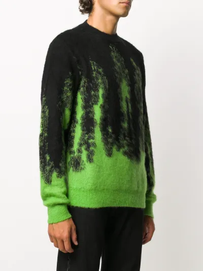 Msgm tie shop dye sweater