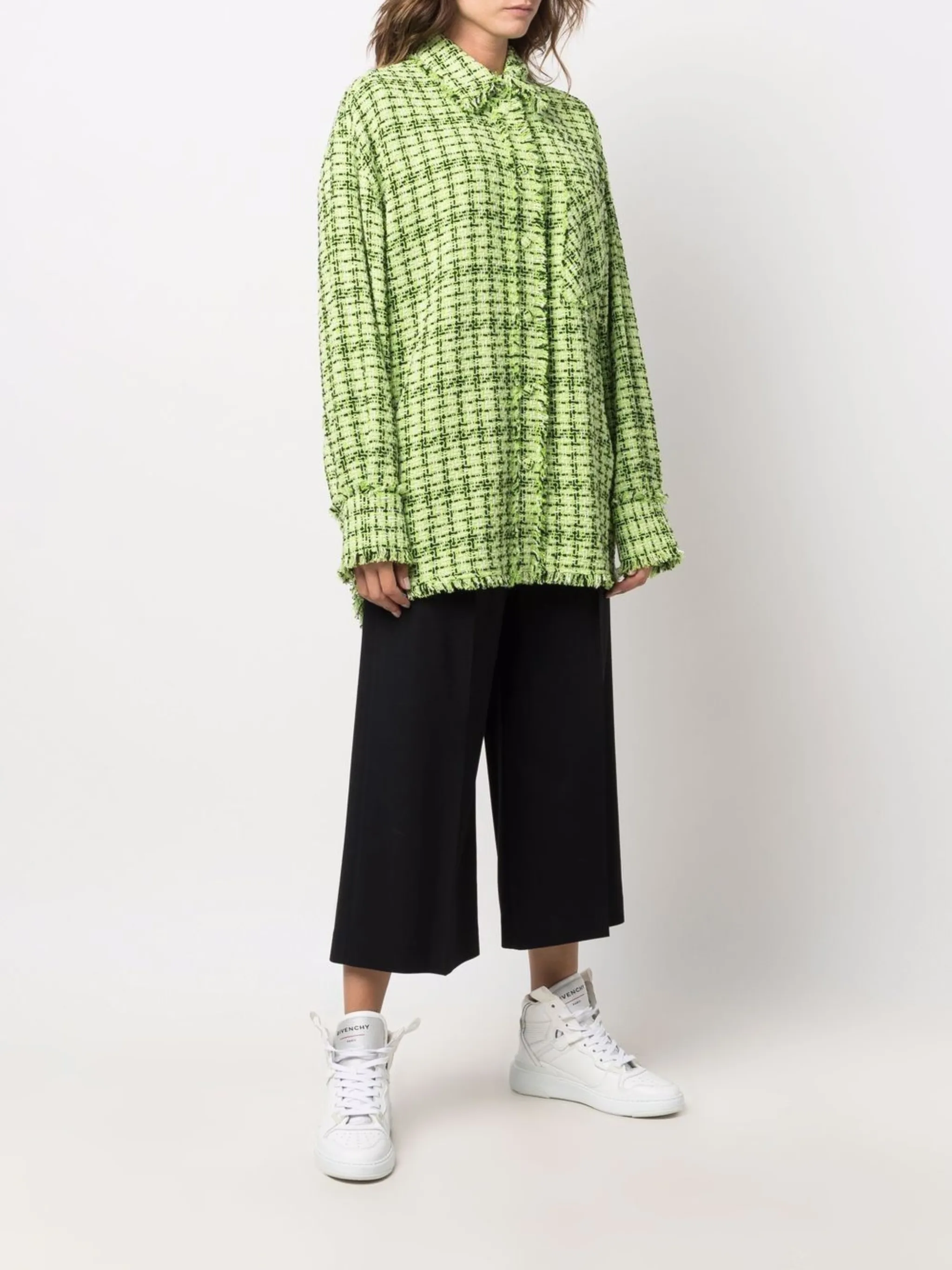 MSGM tweed shirt jacket | Eraldo.com KM