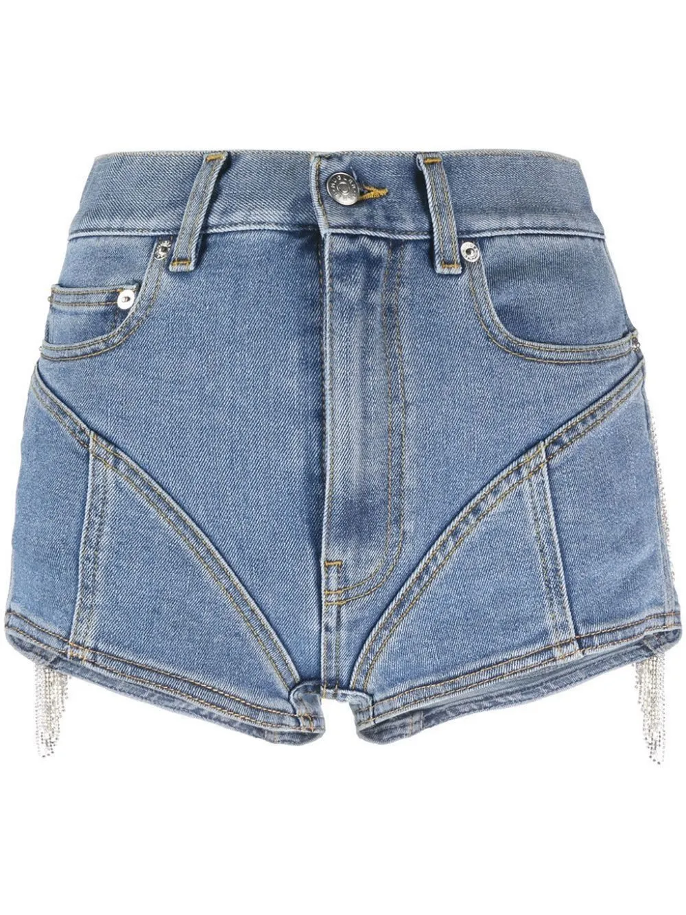 embellished jean shorts