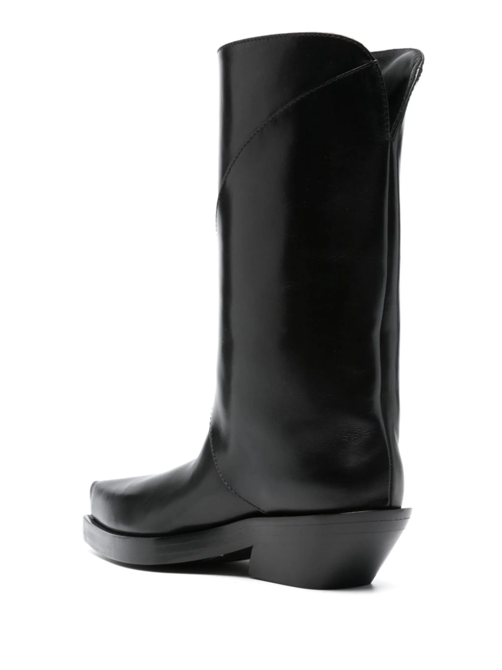 Mugler logo lettering boots Eraldo DE