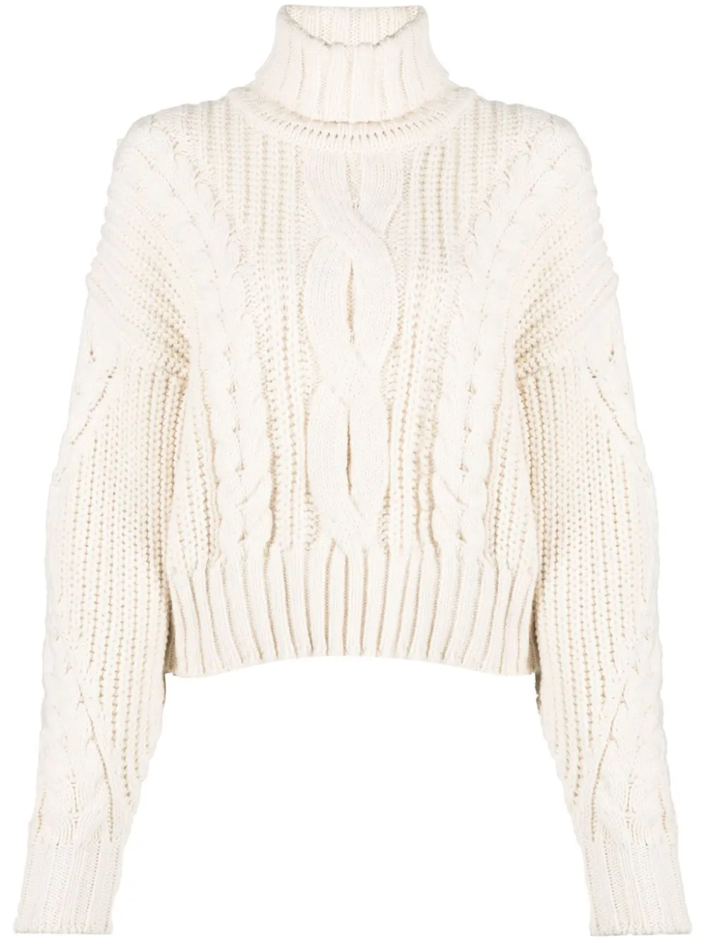 Chunky knit roll neck on sale jumper