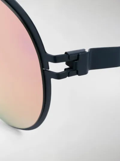 Mykita Occhiali da sole modello aviator Sepp blu | MODES