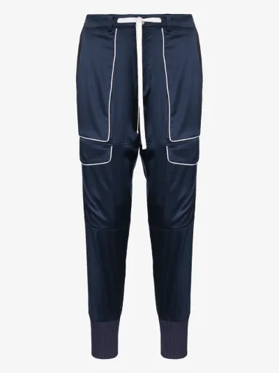 silk cargo trousers