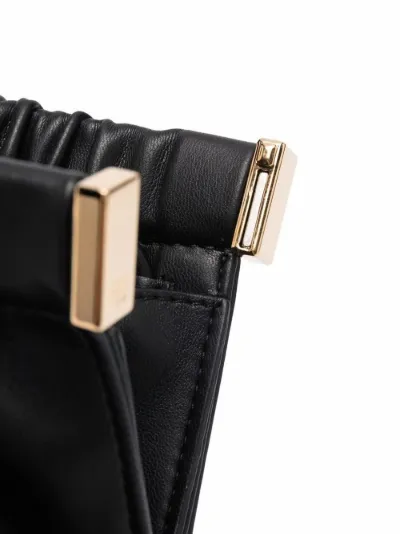vegan leather clutch