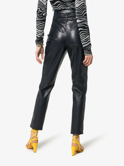 vegan leather pants women