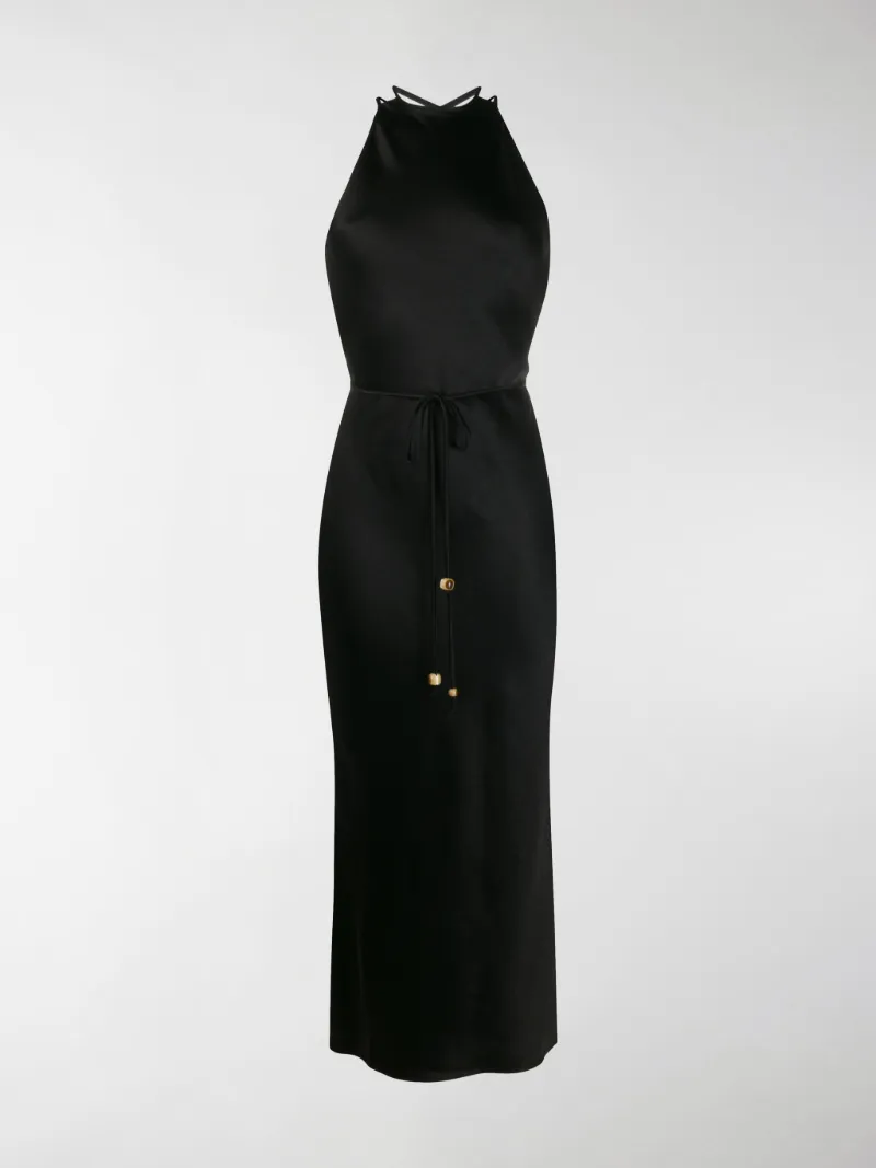 nanushka black dress