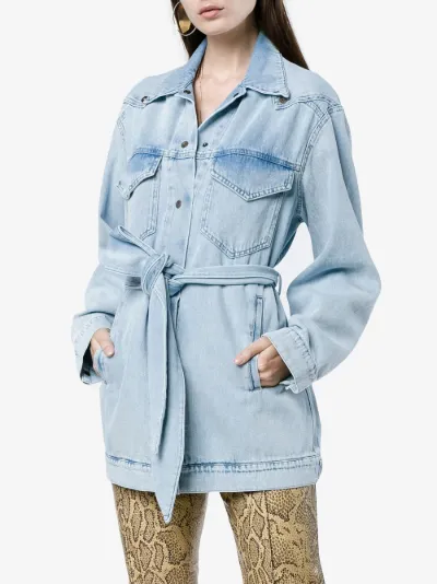 nanushka denim jacket