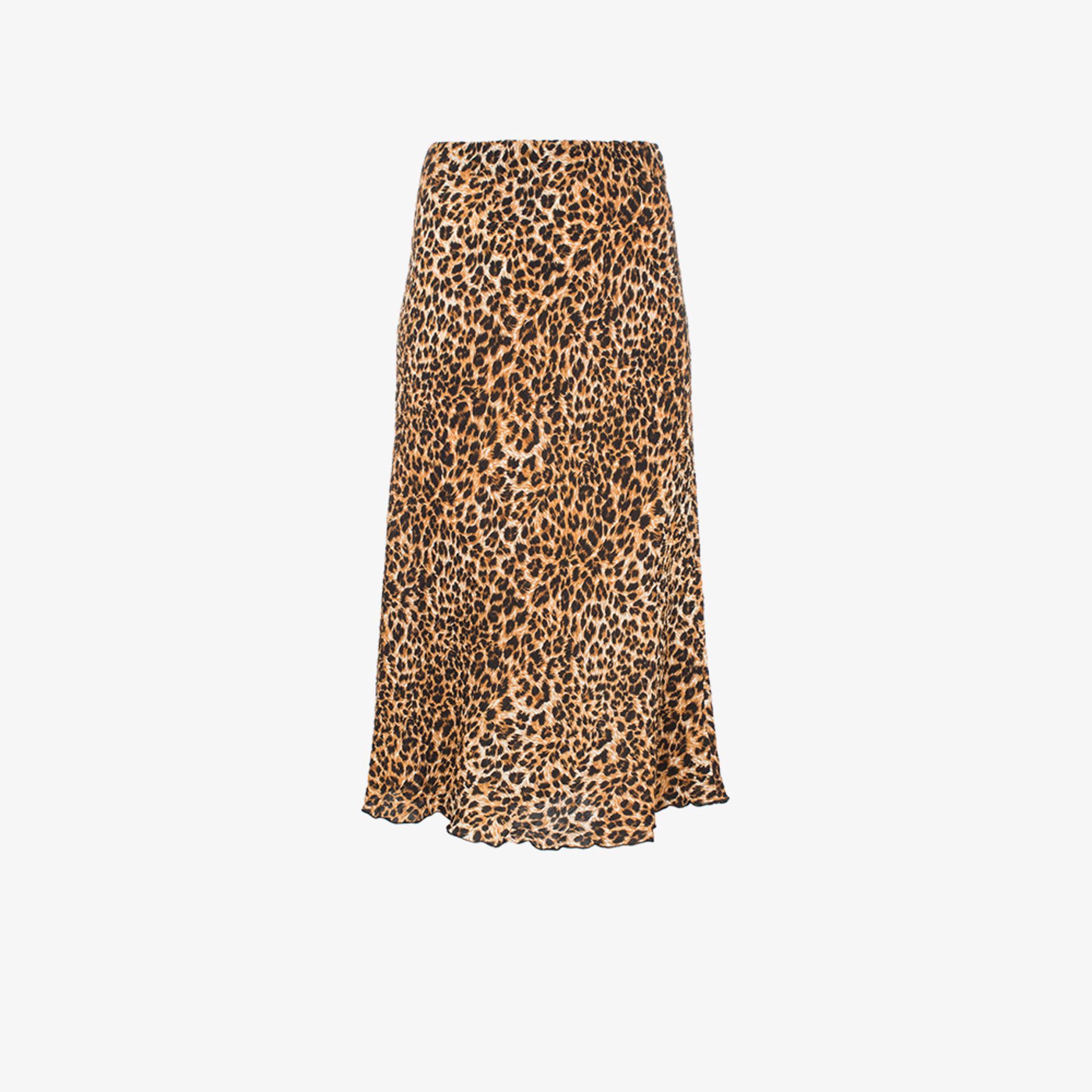nanushka leopard skirt