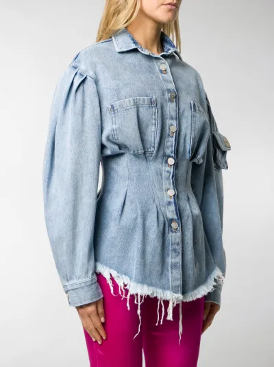frayed hem shirt