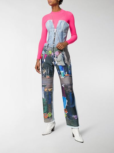 Natasha Zinko graphic-print straight 