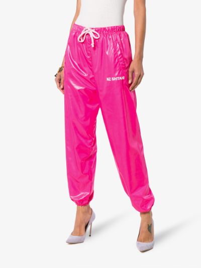 hot pink track pants