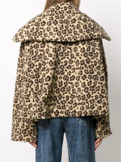 oversized leopard jacket