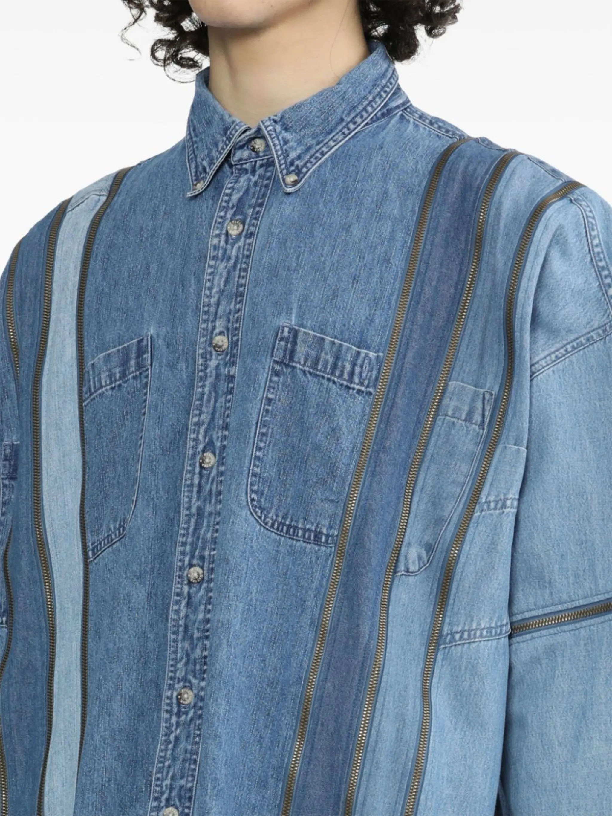 トップス needles denim shirt eh needles denim shirt eh