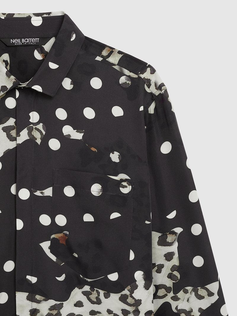 polka dot and leopard print