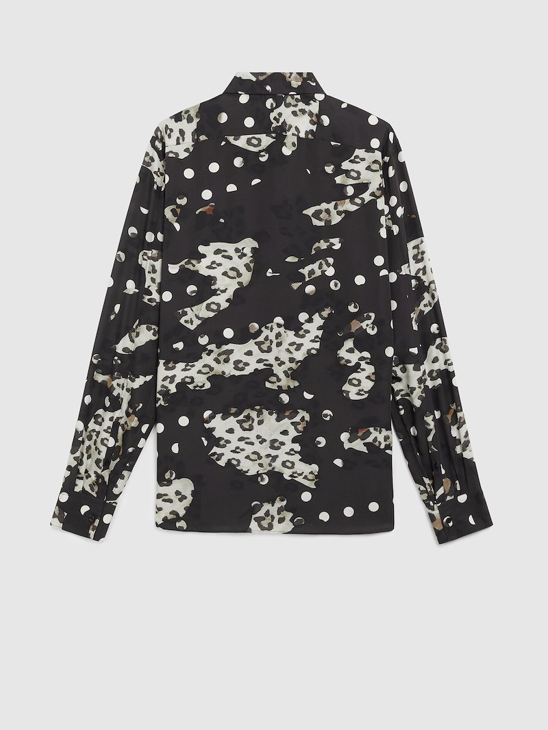 polka dot and leopard print
