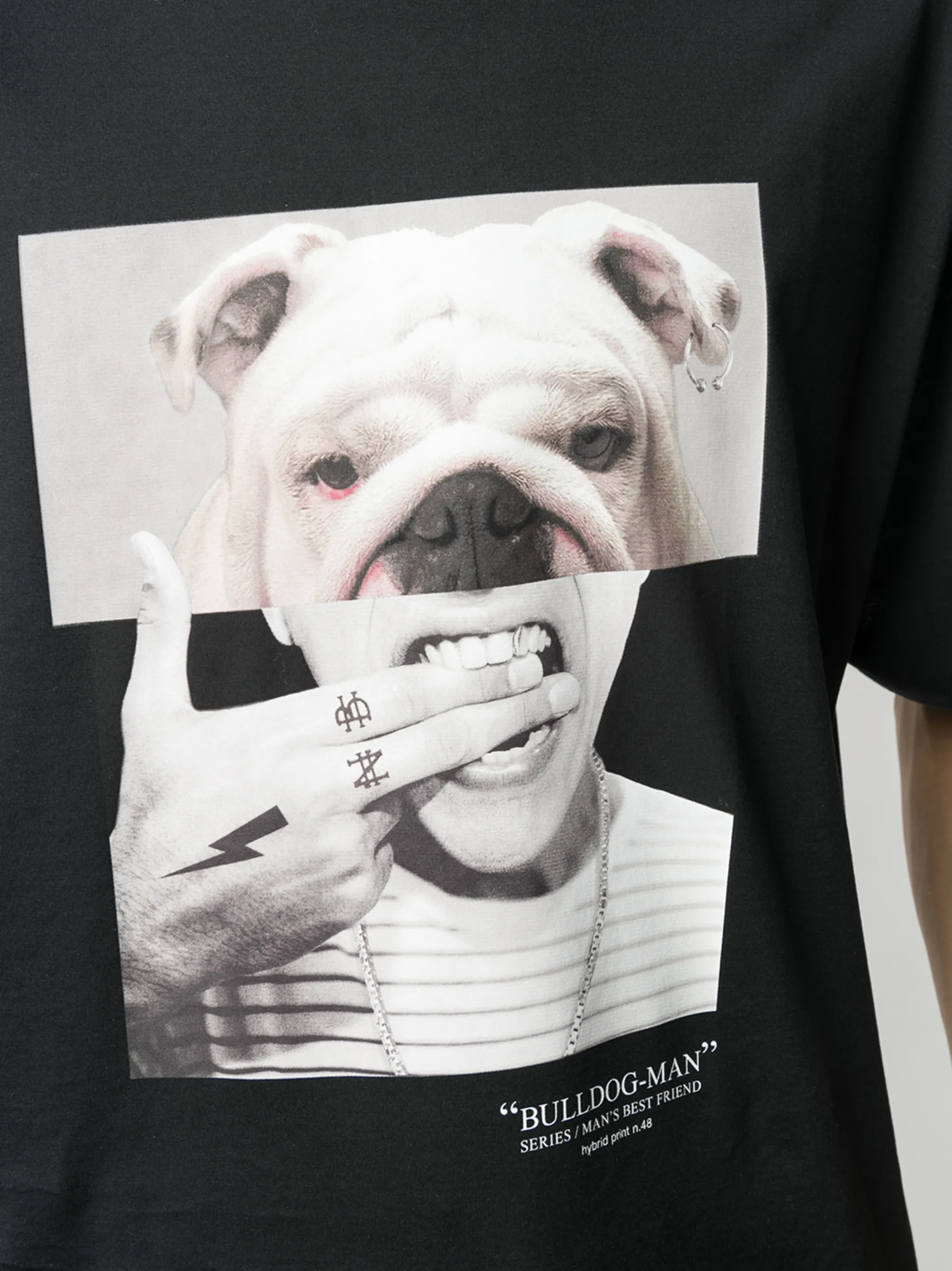 Neil Barrett Bulldog-Man print T-shirt | Eraldo.com ES