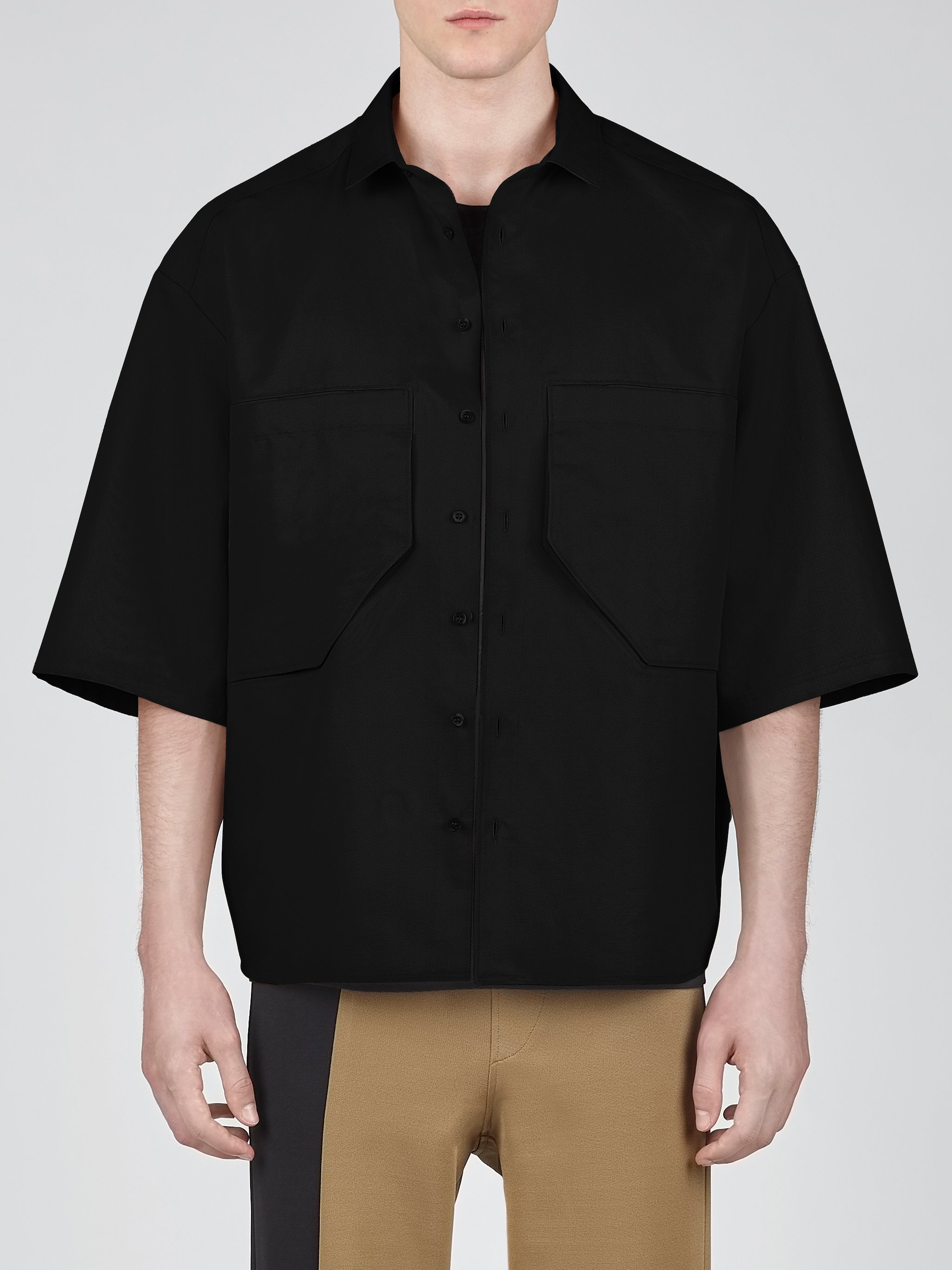 double chest pocket shirt