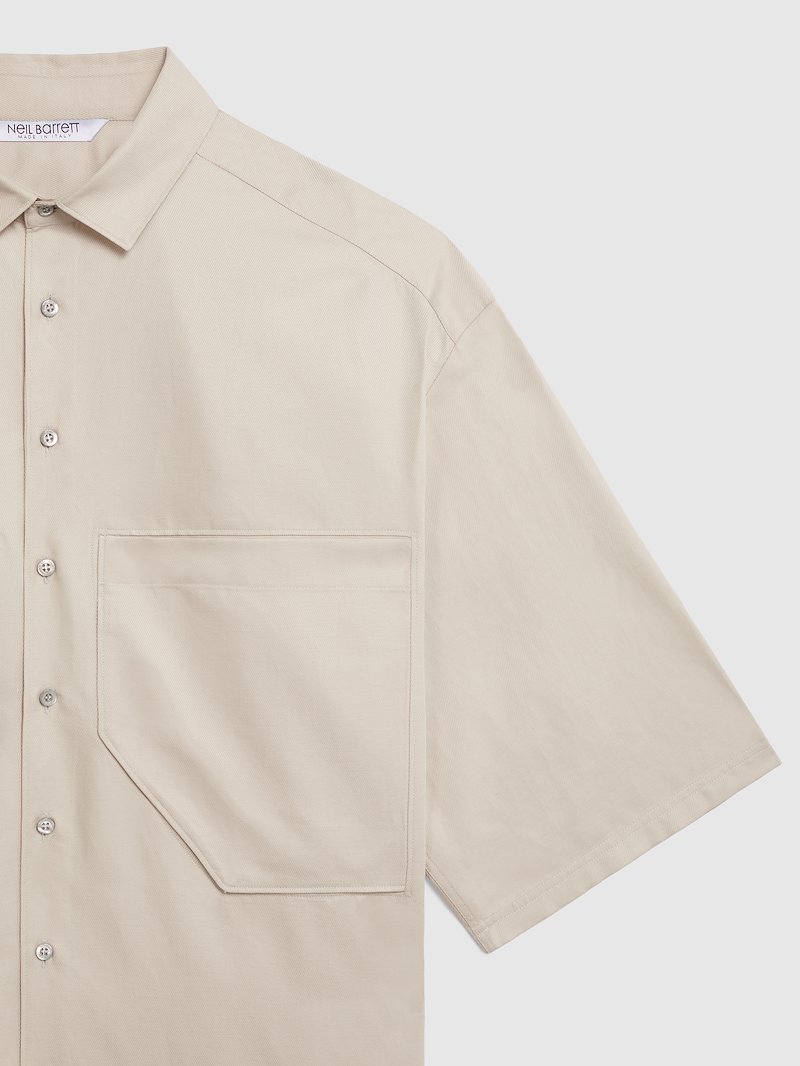 double chest pocket shirt