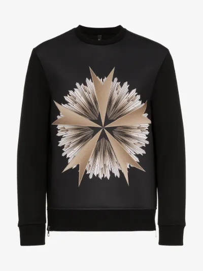 Neil Barrett Military Star Sweatshirt 2024 investments.diamonds