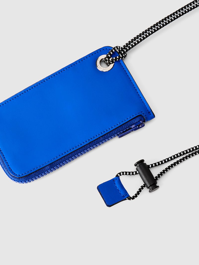 Rubber Leather Zipup Card/coin Holder