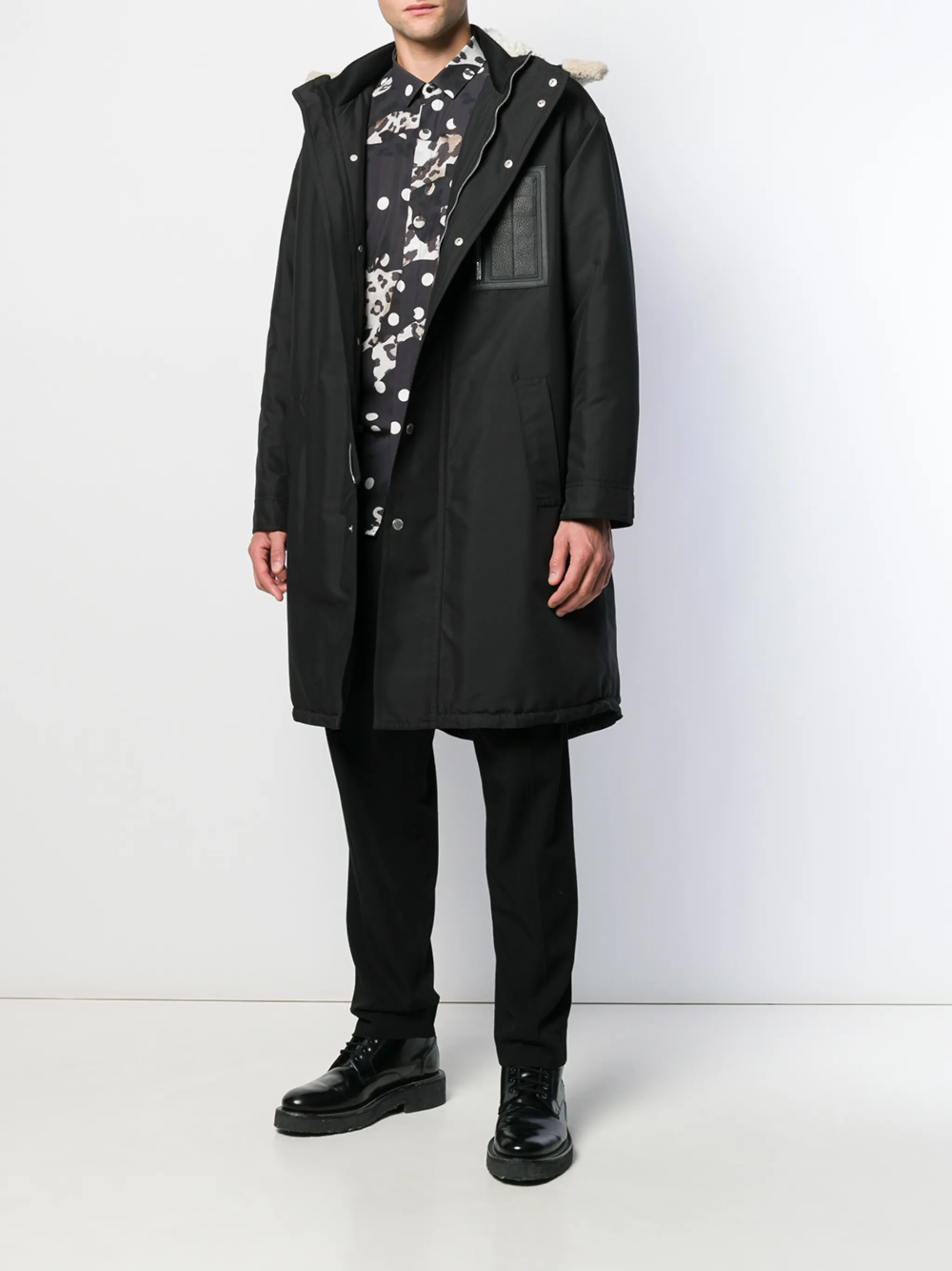 Neil Barrett shearling parka | Eraldo.com FR