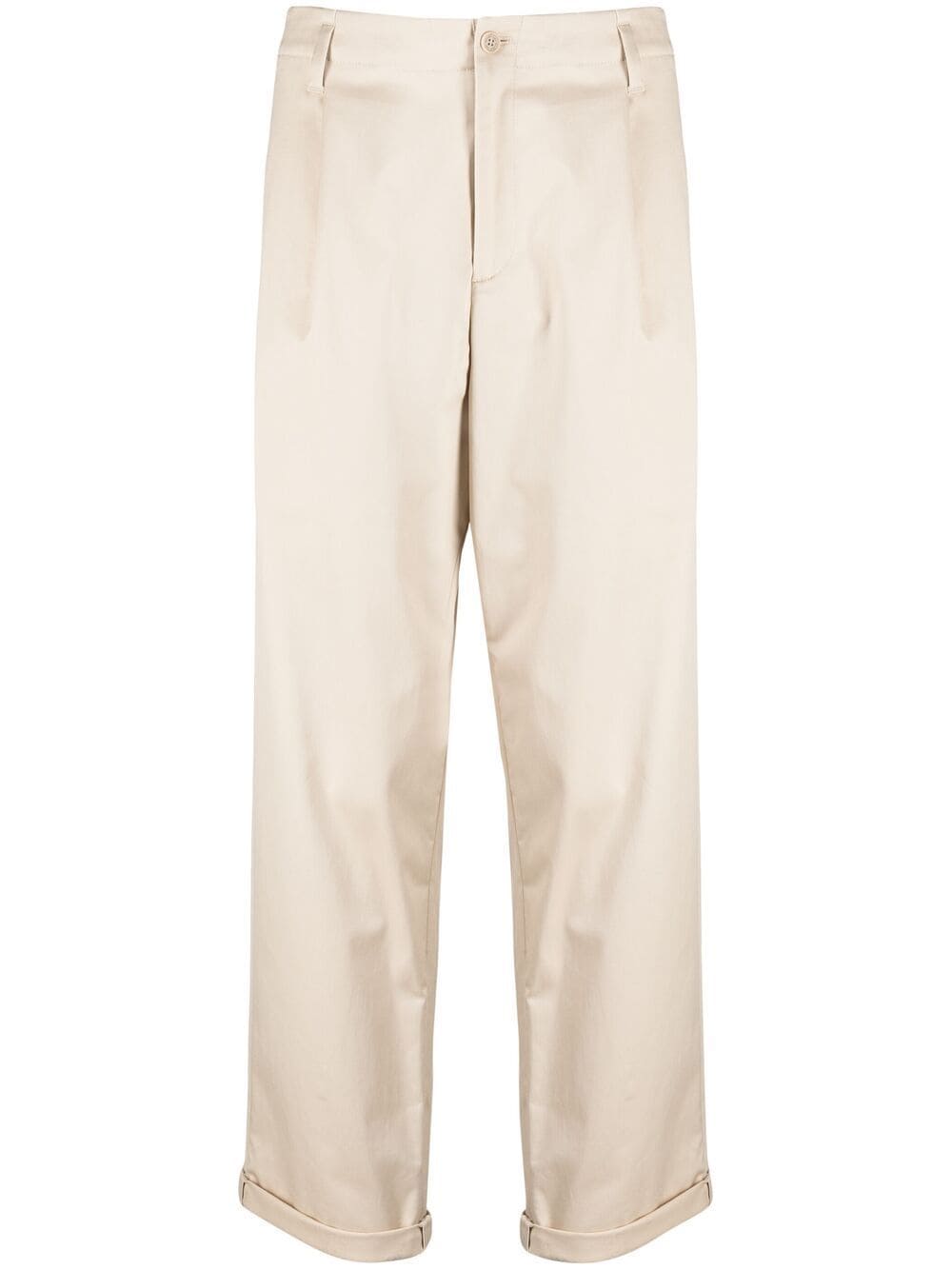 turn-up hem straight-leg trousers | Neil Barrett | Eraldo.com