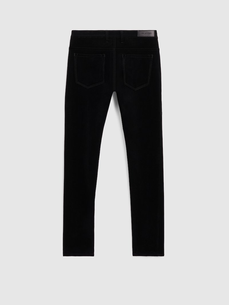 velvet stretch jeans