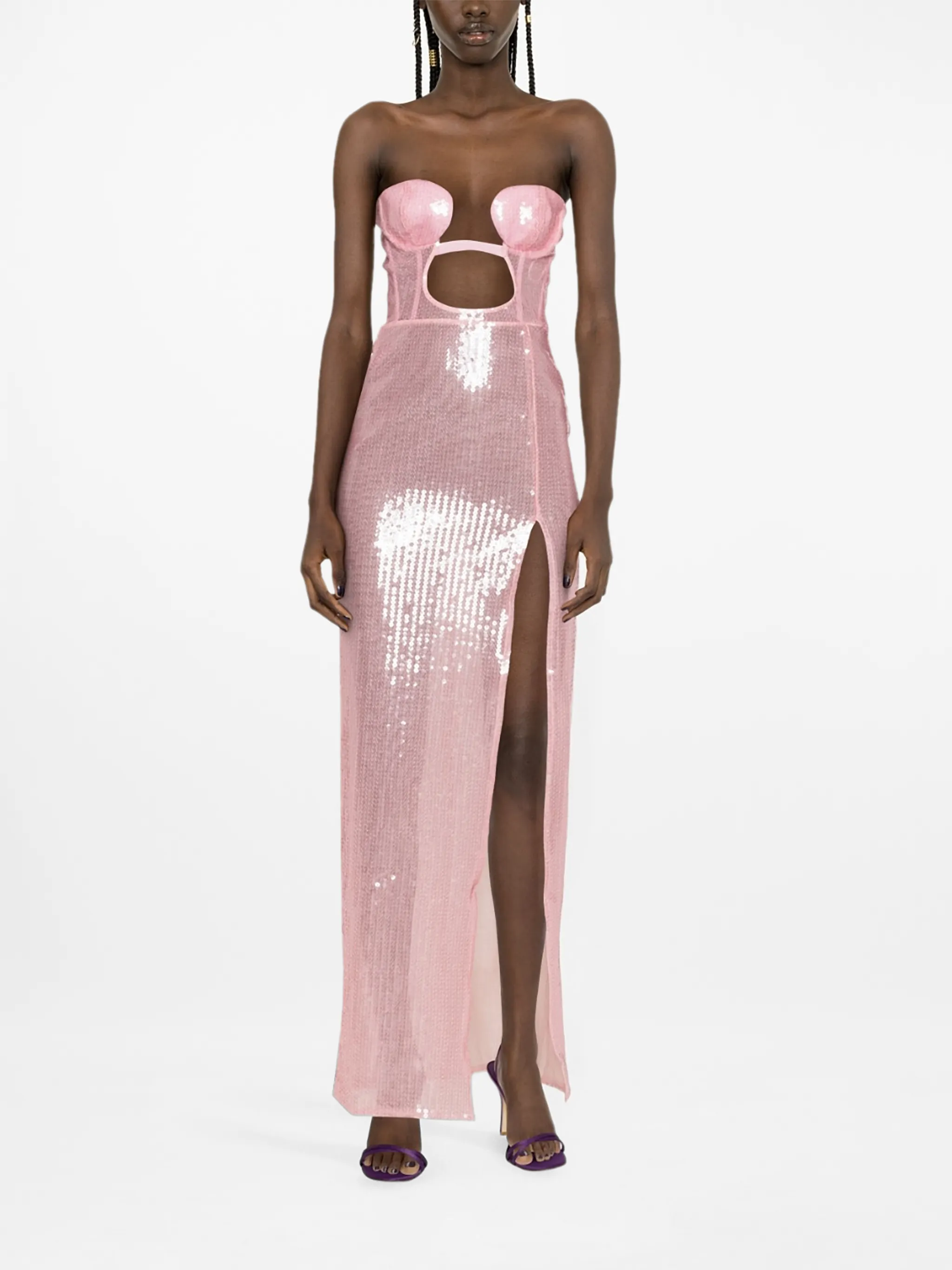 Nensi Dojaka cutout sequinned maxi dress | Eraldo.com FR Nensi Dojaka cutout sequinned maxi dress | Eraldo.com FR