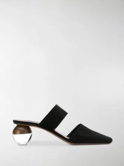 ball heel mules