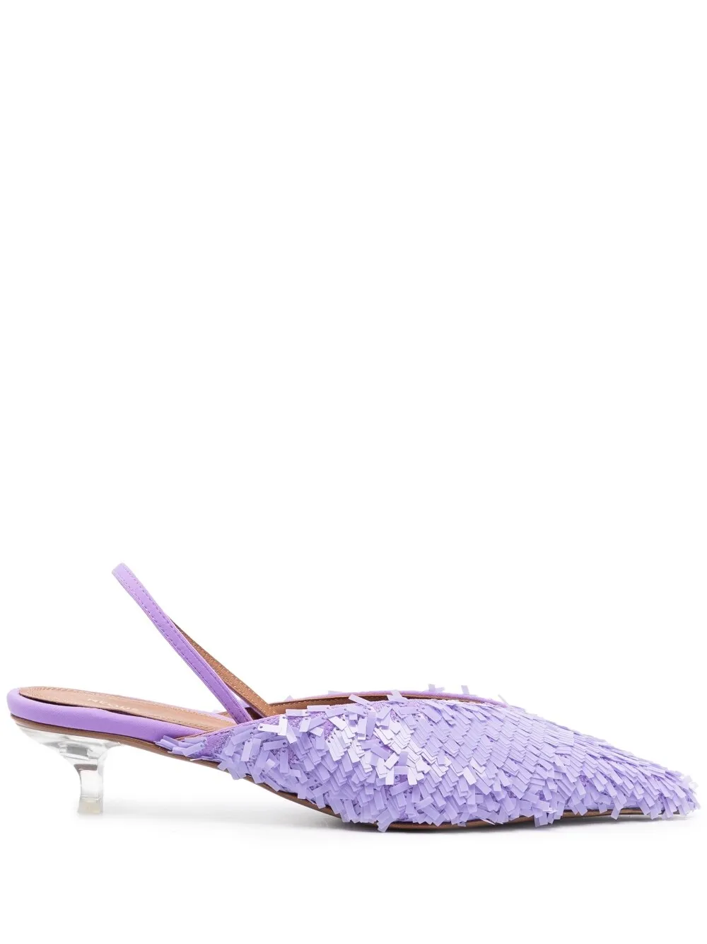 Purple kitten heel on sale pumps