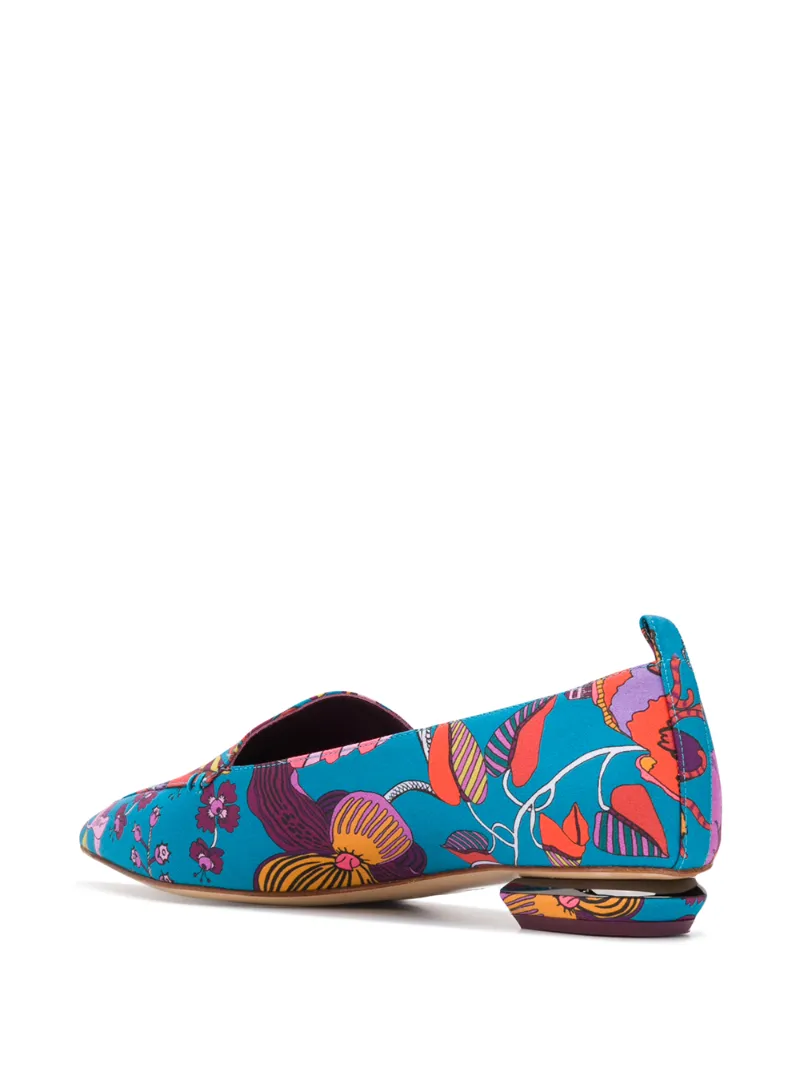 BEYA Fantasy Land-print loafers
