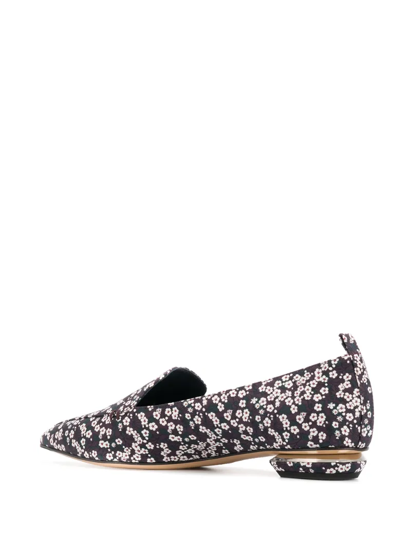 BEYA floral-print loafers