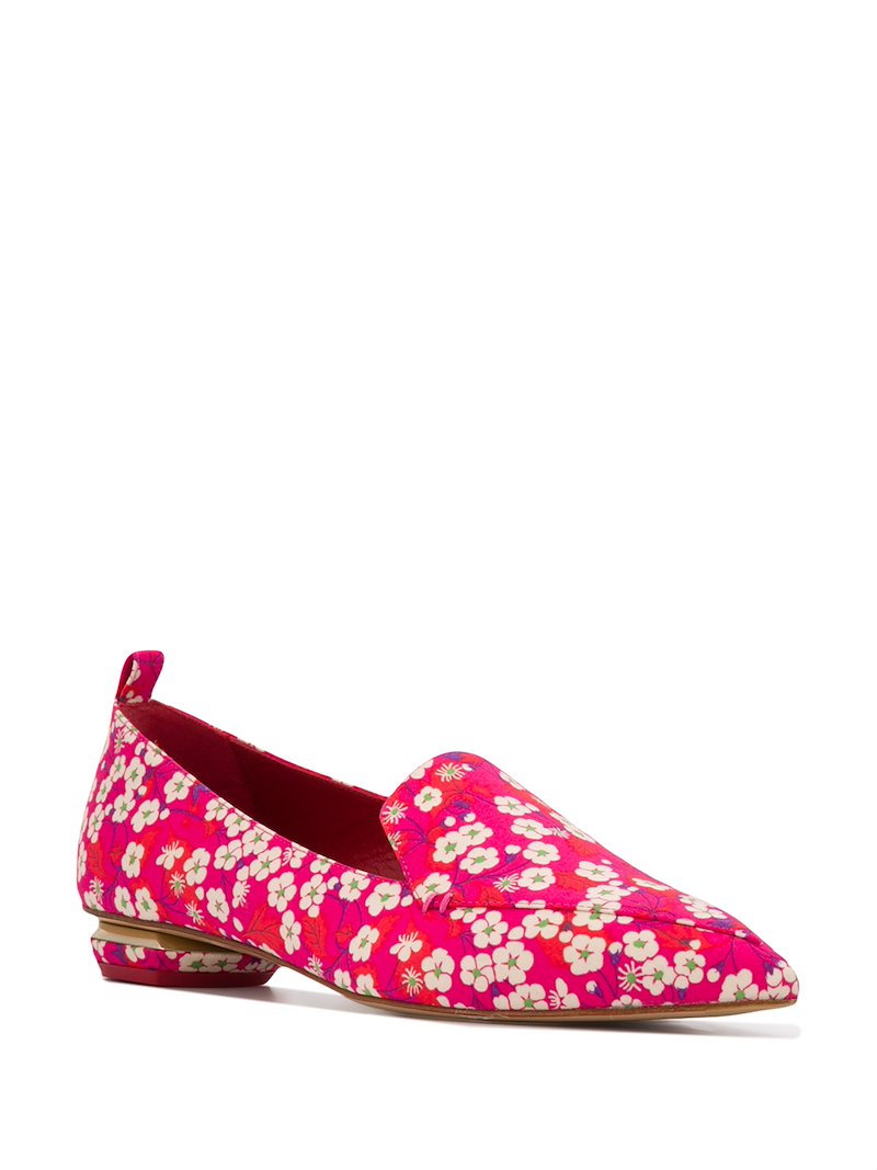 BEYA floral-print loafers