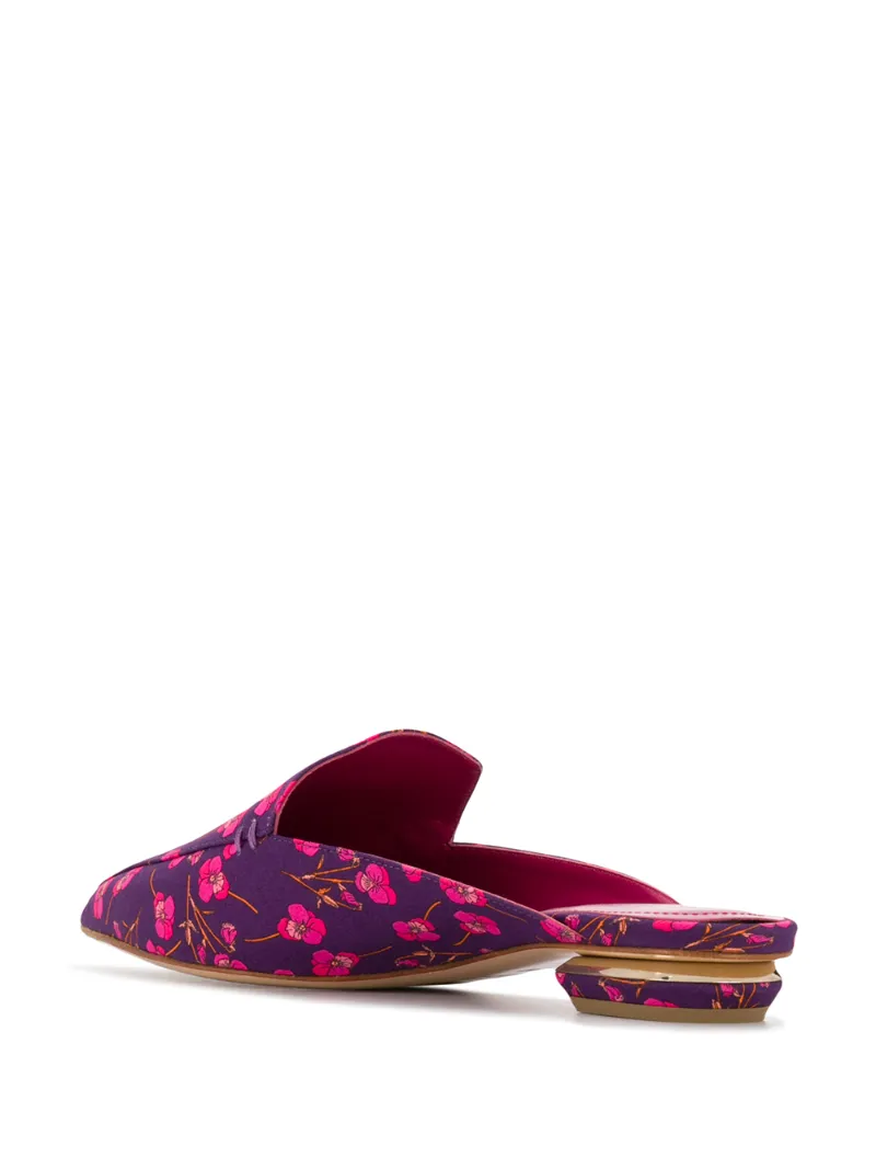 BEYA floral-print mules