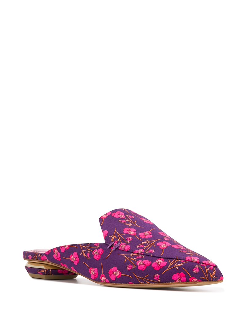 BEYA floral-print mules