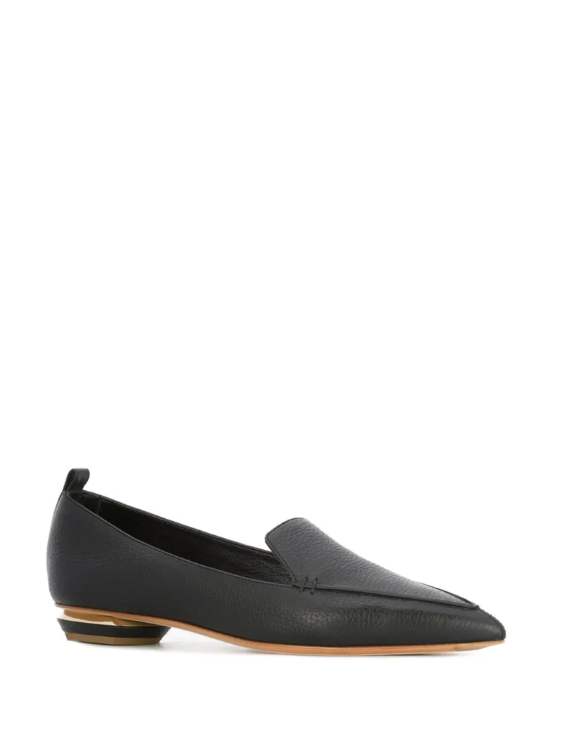 sheer 55 loafer black leather