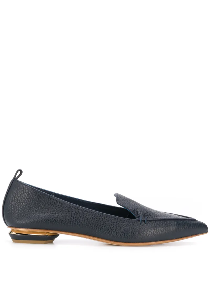 BEYA Loafers Dark Blue Leather LINING Leather SOLE Calf Leather OUTER Grained Leather
