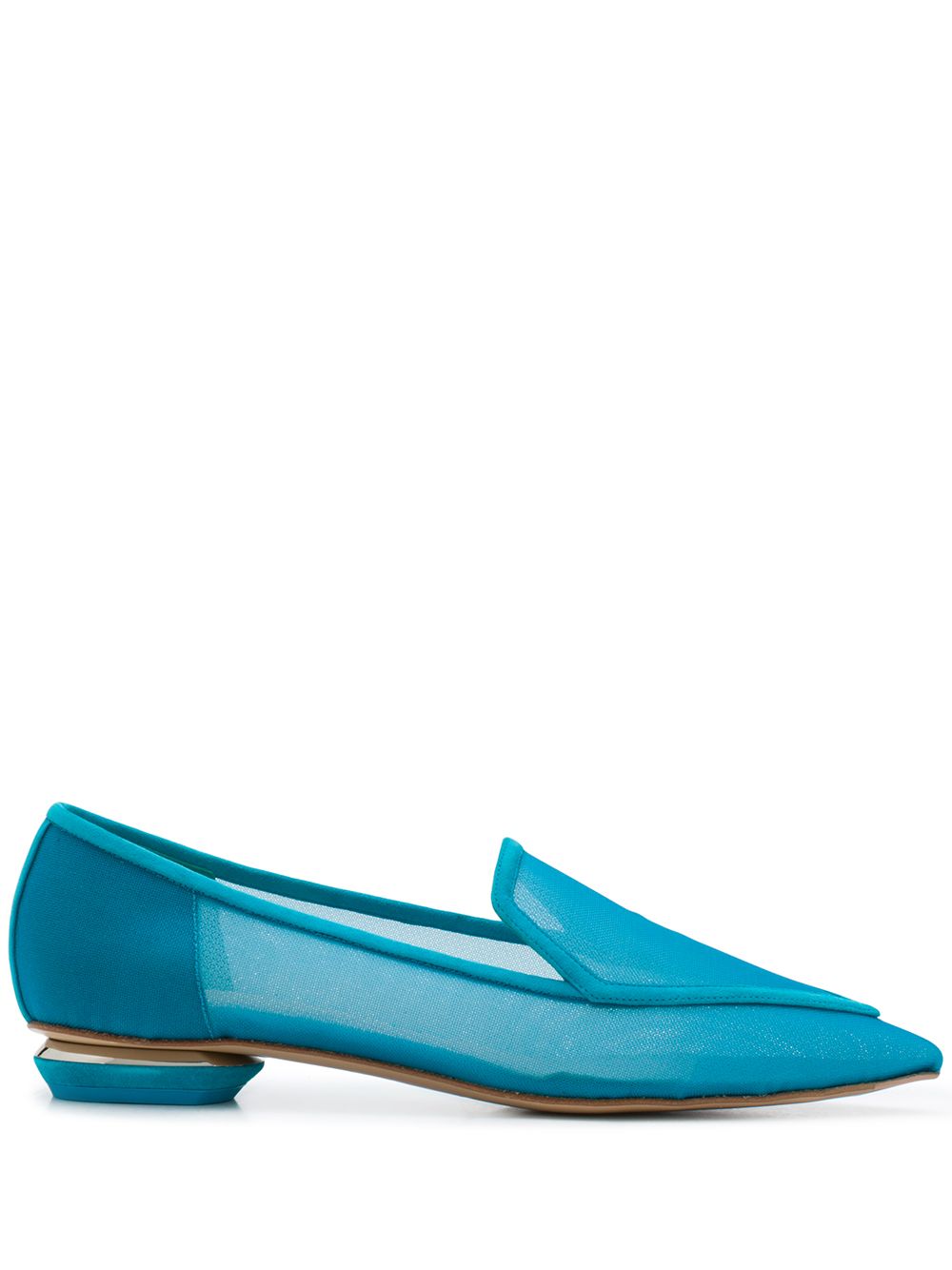 teal loafers