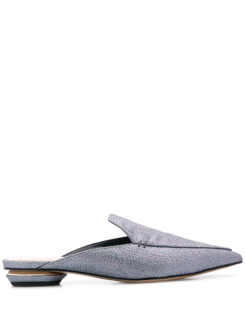 BEYA Lurex Flat Mule