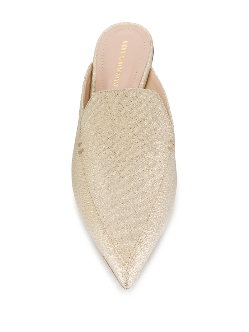 BEYA Lurex Flat Mule