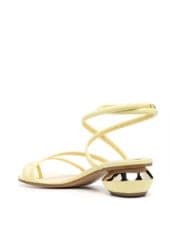 BEYA Maxi Sandals YELLOW Leather OUTER Leather LINING Leather SOLE