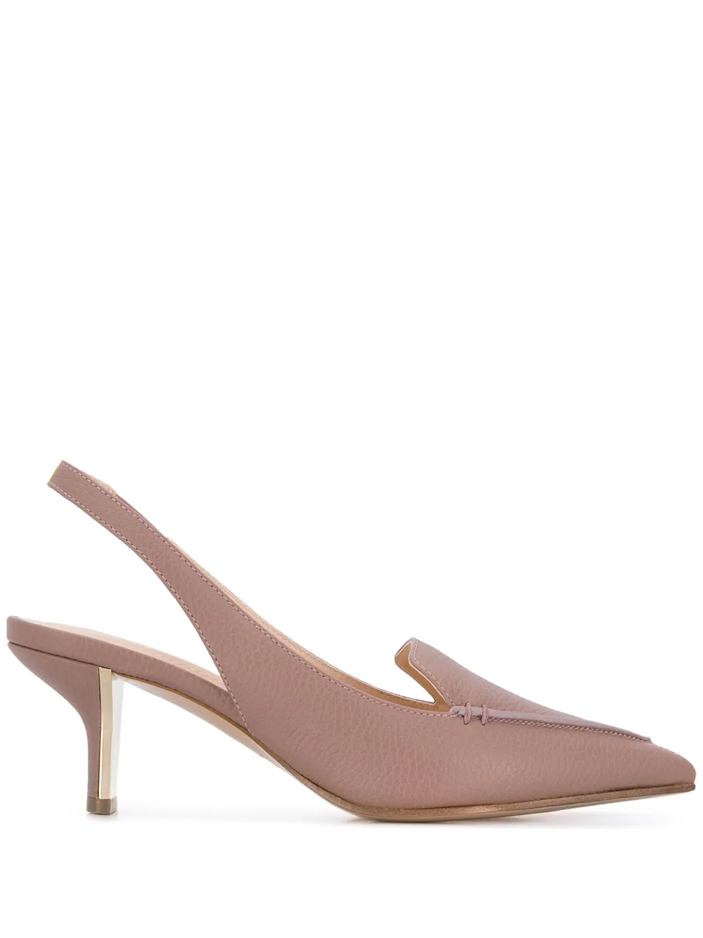 purple slingback pumps