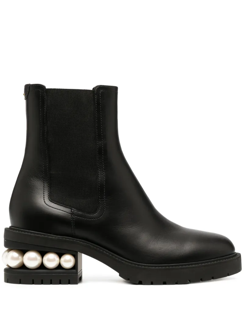 Botines piel Wonders D-8710 negro