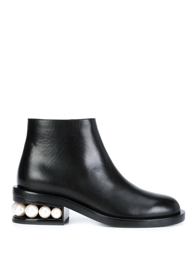 CASATI Ankle Boots in black Leather 