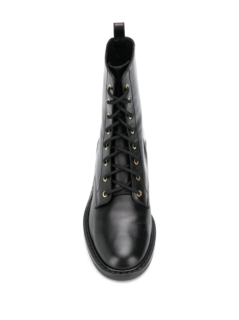 CASATI Combat Boots in black Rubber 