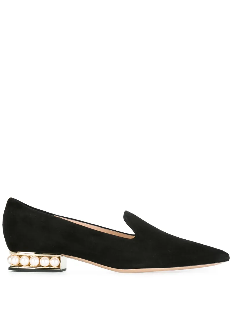 CASATI Loafers in black Suede | Nicholas Kirkwood