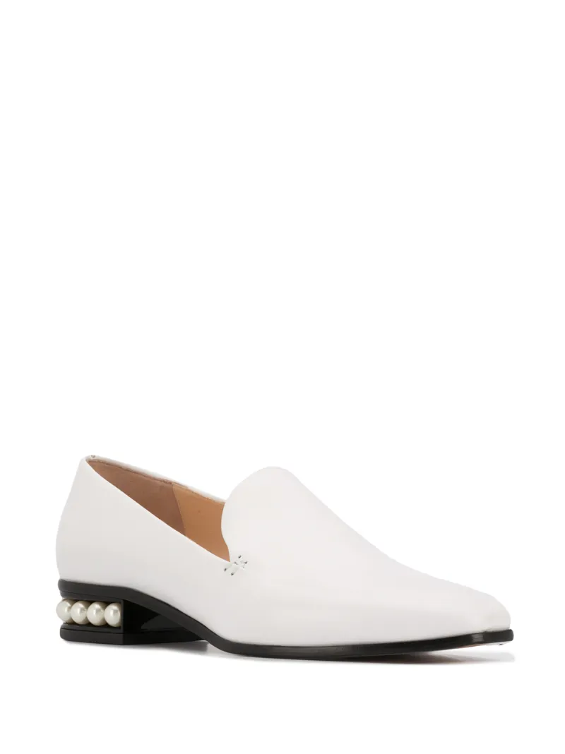 CASATI Moccasins White Calf Leather OUTER Leather LINING Leather SOLE Smooth Leather