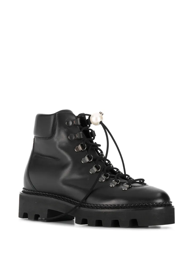 DELFI Hiking Boots in black Rubber 