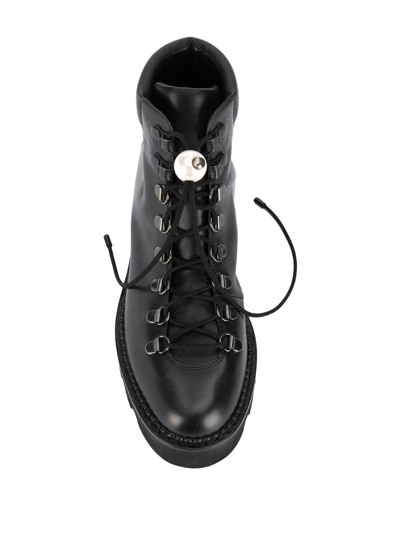 DELFI Hiking Boots in black Rubber 