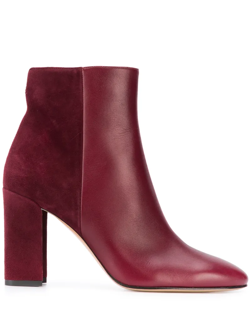 ELEMENTS Ankle Boots 85 Burgundy Calf Leather OUTER Kid Leather OUTER Leather LINING Leather SOLE Suede